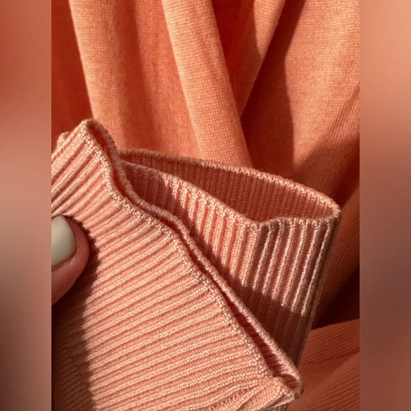 ETCETERA Anthropologie Ballet Pink SILK Blend Wrap Lightweight Sweater S CLEAN! - Picture 12 of 12